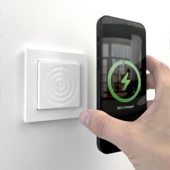 WallBase von smart things – Kabelloses Laden wird Teil der Elektroinstallation