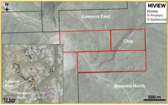 Hi-View erwirbt das Vorkommen Chip, das an das Porphyrziel Lawyers East angrenzt