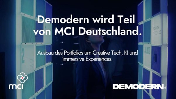 MCI Deutschland erwirbt Demodern – Ausbau des Portfolios um Creative Technology, KI und immersive Experiences