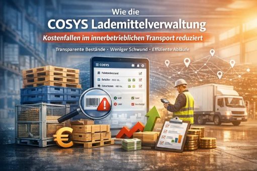 Wie die COSYS Lademittelverwaltung Kostenfallen im innerbetrieblichen Transport reduziert