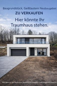 Traumgrundstück auf dem Hirzeckberg – wohnen, wo moderne Architektur Wirklichkeit wird