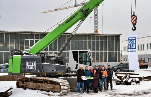Neuzugang im Maschinenpark: Raupenkran Sennebogen 653 sorgt für Effizienz und Präzision im Spezialtiefbau