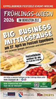 Wahl zum Miss oder Mister Spargel in Eppelborn im Rahmen der Festwiesen  27. April 2026