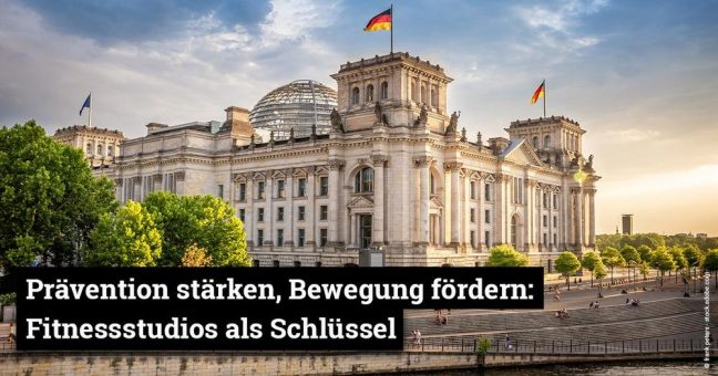 Prävention stärken, Bewegung fördern: Fitnessstudios als Schlüssel