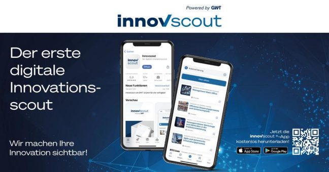 GWT-TUD GmbH präsentiert Innovscout® – die neue App für mehr Sichtbarkeit von Innovationen
