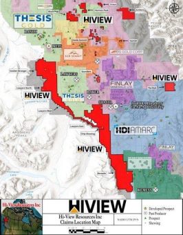 Hi-View beauftragt APEX Geoscience mit der Erbringung professioneller geologischer Beratungsleistungen in den Konzessionsgebieten von Toodoggone