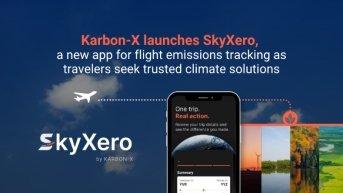 Karbon-X bringt SkyXero auf den Markt, eine neue App zur Erfassung von Flugemissionen, da Reisende nach vertrauenswürdigen Klimalösungen suchen