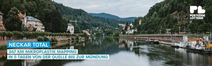 Postcode Lotterie fördert NECKAR TOTAL – das größte Bürger-Mapping eines deutschen Flusses