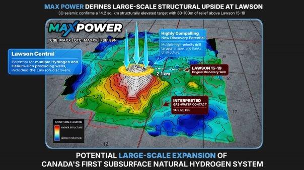 Seismische 3D-Untersuchung erweitert das Zielgebiet der Wasserstoffentdeckung beim Lawson Projekt
