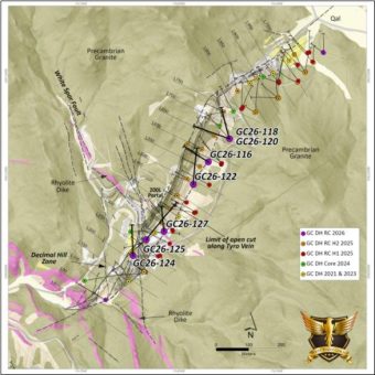 West Point Gold bohrt im Projekt Gold Chain in der Zone Tyro Main 22,9 m mit 3,11 g/t Au und 184,4 m mit 1,00 g/t Au