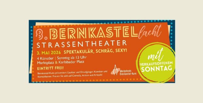 Bernkastel-Kues lädt ein: Verkaufsoffener Sonntag trifft auf „Bernkastel lacht“