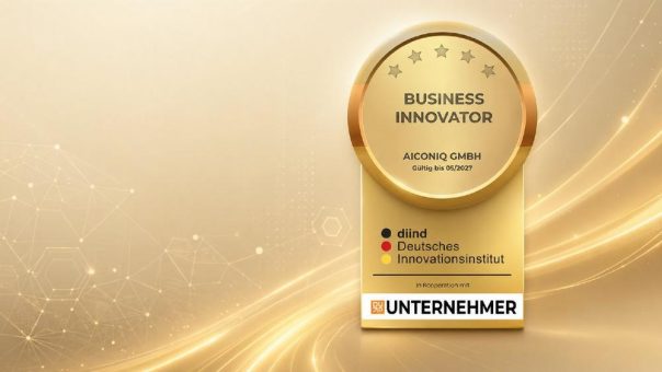 AICONIQ.io: Als „Business Innovator“ ausgezeichnet: Warum AICONIQ KI neu denkt