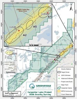 Greenridge Exploration leitet im Uranprojekt Carpenter Lake im Athabasca-Becken eine bodengestützte Gravitationsmessung ein
