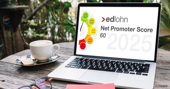 Starkes Kundenvertrauen: edlohn überzeugt mit herausragendem NPS-Wert