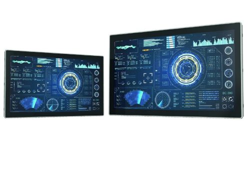 Schmaler Rahmen, einfache Integration – Industrie-Displays für moderne HMI-Konzepte
