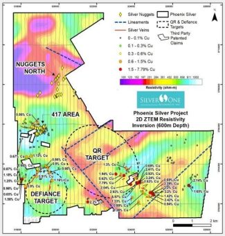 Silver One gibt Ergebnisse der Gesteinsprobenahmen bekannt und stellt ein Update zu den geophysikalischen Untersuchungen auf seinem Silberprojekt Phoenix in Arizona bereit