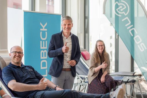 Vierte DRK‑Blutspendeaktion bei Goldbeck und nicos erneut mit hoher Beteiligung