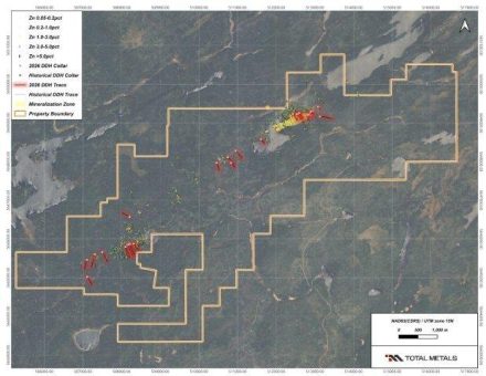 Total Metals schließt in seinem Projekt Electrolode mit kritischen Mineralien ein Explorationsbohrprogramm mit 25 Bohrlöchern über 8.408 Meter ab