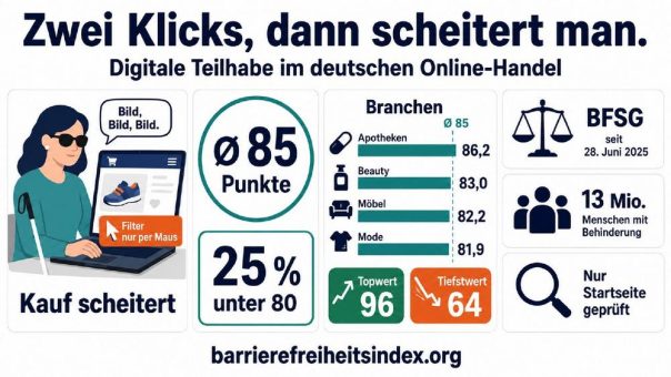 „Zwei Klicks, dann scheitert man.“ — Was 5.588 deutsche Online-Auftritte über digitale Teilhabe verraten