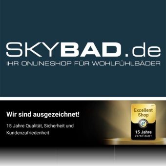 Skybad.de erhält Trusted Shops Award für 15 Jahre zertifizierte Kundensicherheit
