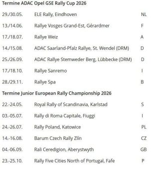 Neues Cup-Fahrzeug, attraktiver Kalender, starkes Junior-Team: Opel bringt Bewegung in den internationalen Rallyesport