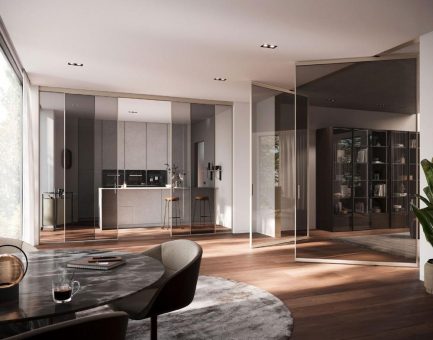Award-prämierte Pivottüren: Designstarke Interior-Lösungen für anspruchsvolle Einrichtungskonzepte in außergewöhnlichen Dimensionen