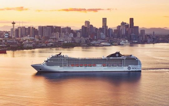 Die MSC Poesia startet in ihre erste Alaska-Saison