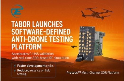 Tabor setzt neue Maßstäbe bei Anti-Drohnen-Tests mit softwaredefinierter SDR-Plattform