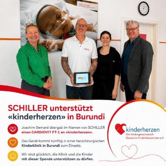 SCHILLER unterstützt „kinderherzen“ in Burundi