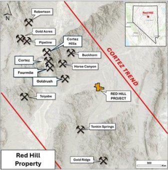 American Pacific Mining informiert über das laufende Programm mit Felderkundungsarbeiten und Probenahmen auf dem Goldprojekt Red Hill in Nevada