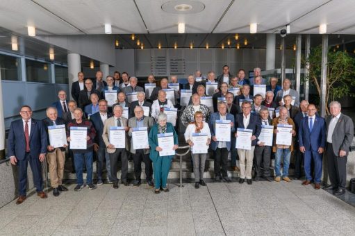 Handwerkskammer ehrt Goldene, Diamantene und Eiserne Meister in Wiesloch und Buchen