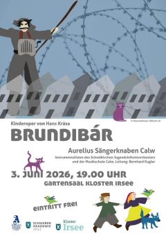 Ein besonderes Musikereignis: Kinderoper Brundibár von Hans Krása kommt am 3. Juni 2026 in Kloster Irsee zur Aufführung