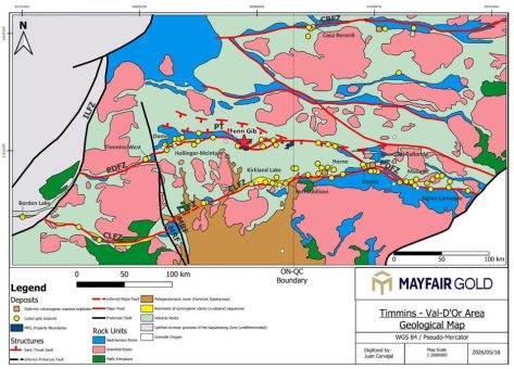 Mayfair Gold Corp.: Mayfair Gold treibt seine Explorationsstrategie auf Bezirksebene voran