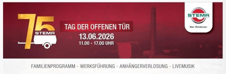 75 Jahre für Alltag, Arbeit und Freizeit: Ein Jubiläum rund um den Anhänger