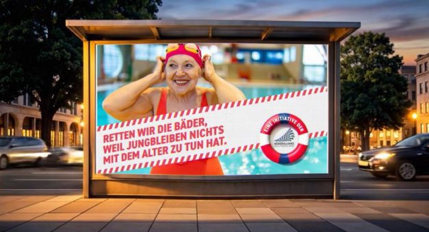 Nationale Plakat-Kampagne zur Rettung der Bäder gestartet