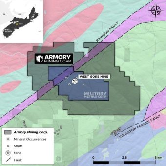 Armory Mining führt im Gold-Antimon-Projekt Ammo in der kanadischen Provinz Nova Scotia zwei geophysikalische Messungen durch