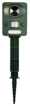 Exbuster Ultraschall-Solar-USB-Tierschreck TS-820 mit Blitzlicht und PIR-Sensor, IP44
