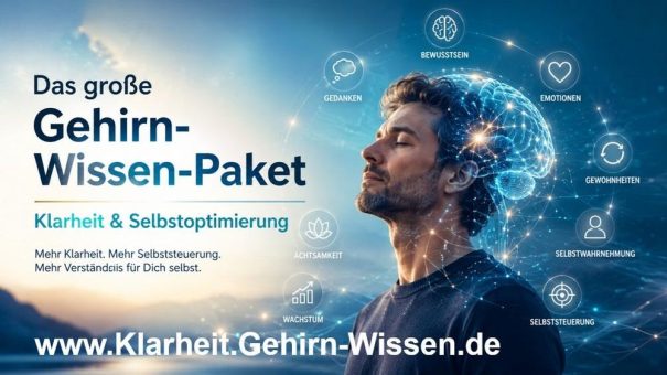 Mehr Klarheit im Kopf: Das große Gehirn-Wissen-Paket für Klarheit & Selbstoptimierung – mit über 4 Std. Video, 4 Std. Audio und 175 Seiten PDF