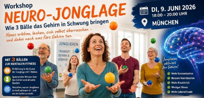 Neues erleben, lachen, sich selbst überraschen – am Di,  9. Juni 2026 (18:00 Uhr) in München