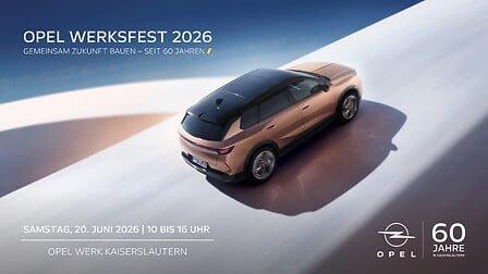 60 Jahre Opel in Kaiserslautern: Großes Jubiläumsfest am 20. Juni