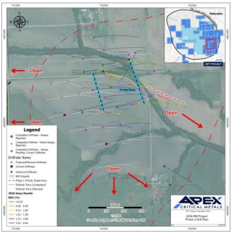Apex kündigt Erweiterung des Bohrprogramms und Explorationspläne für das zweite Halbjahr auf seinem Seltene-Erden-Projekt Rift an