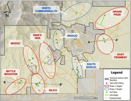 ICG Silver & Gold beauftragt Major Drilling mit der Durchführung des bevorstehenden 3.000-Meter-Bohrprogramms im Tuscarora District