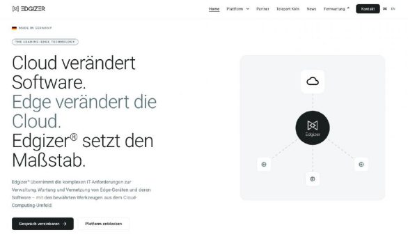 From Zero-Touch to Scale: Edgizer® relauncht Webauftritt für den europäischen Edge-Markt