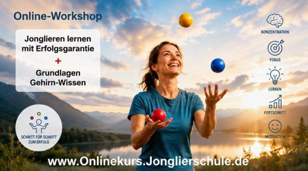 Neues Onlineangebot: Jonglieren als Gehirntraining für jedes Alter