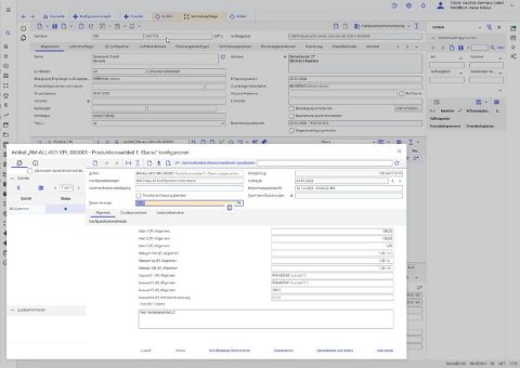 Versionierte Produktkonfigurationen ab VlexPlus Release 6.5 für die Variantenfertigung