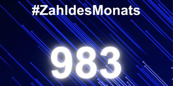 #ZahldesMonats: 983