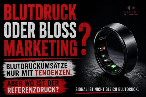 Blutdruck oder bloß Marketing? Warum ein Smart Ring Licht misst, aber keinen Druck.