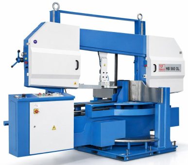 Die neue HB DL-Serie von KNUTH: halbautomatische Gehrungsbandsägen für effizientere Zuschnitte im Stahl- und Metallbau