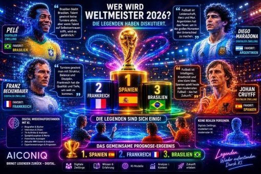 Fußball WM 2026 – Wir haben Pelé, Maradona, Beckenbauer und Cruyff gefragt, wer Weltmeister wird