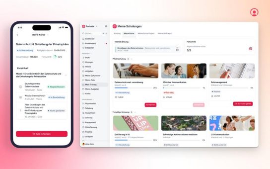 Factorial launcht neues Learning Management System (LMS) zur Modernisierung der Mitarbeiterschulung